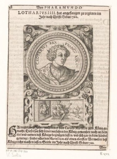 Portrait of Chlotharius IV, King of Austrasia