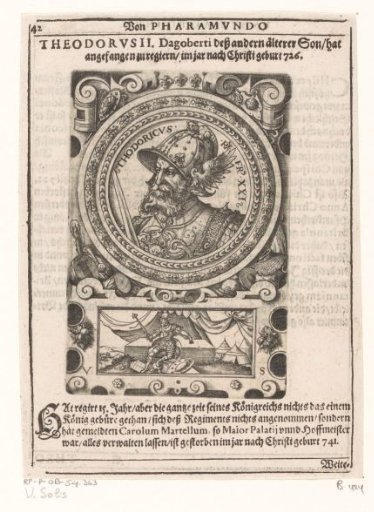 Portrait of Theuderic IV, King of the Franks