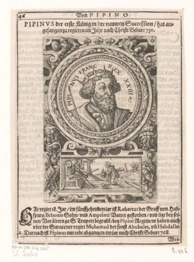Portrait of Pepin the Short, King of the Franks