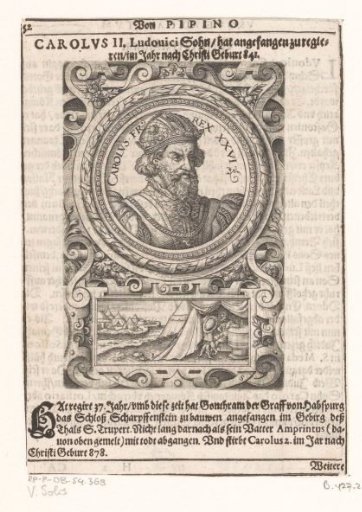 Portrait of Charles the Bald, Roman Emperor
