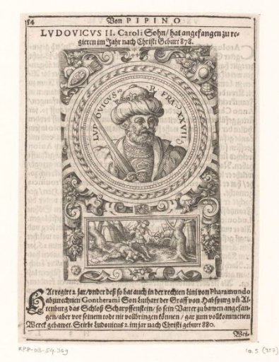 Portrait of Louis the Stammerer