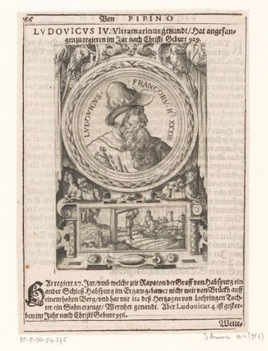 Portrait of Louis IV, King of France
