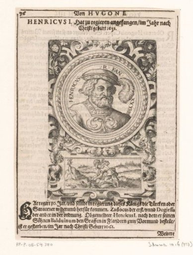 Portrait of Henry I, King of France