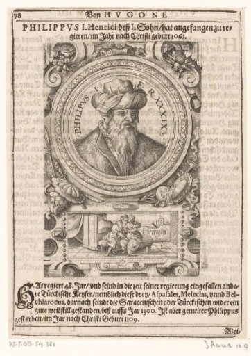 Portrait of Philip I, King of France
