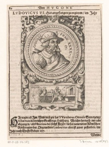 Portrait of Louis VI, King of France