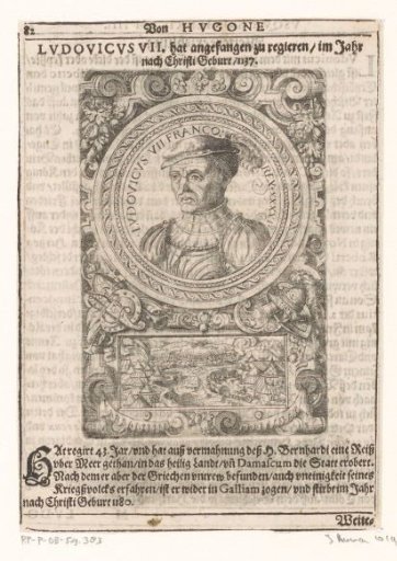 Portrait of Louis VII, King of France