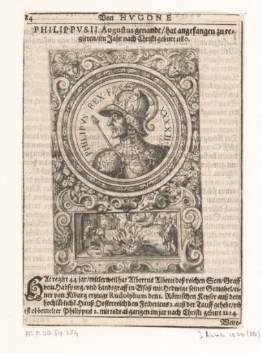 Portrait of Philip II, King of France
