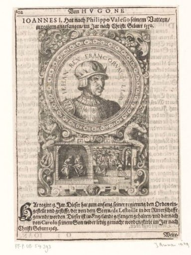 Portrait of John II, King of France
