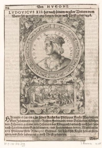 Portrait of Louis XII, King of France