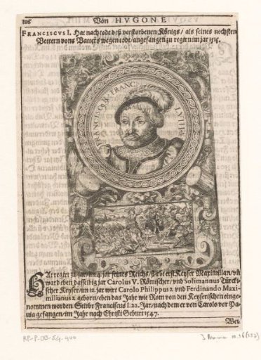 Portrait of Francis I of Valois-Angoulême, King of France
