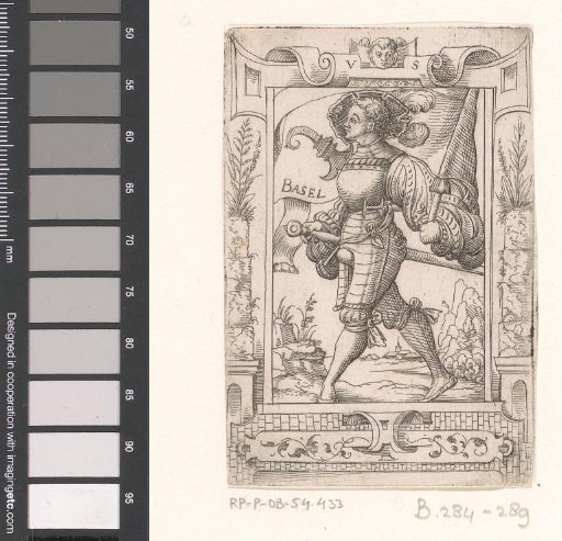 Standard-bearer with banner of Basel