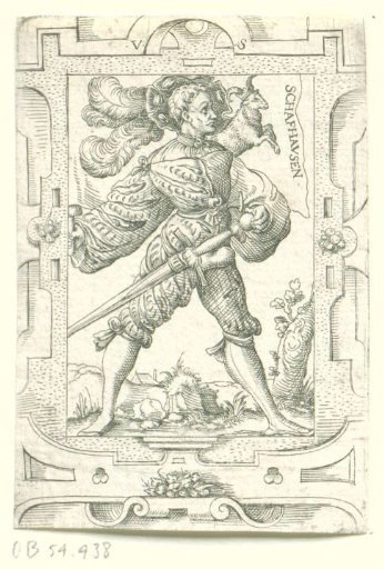Standard-bearer with banner of Schaffhausen