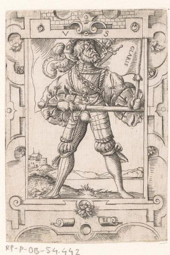 Standard-bearer with banner of Glarus