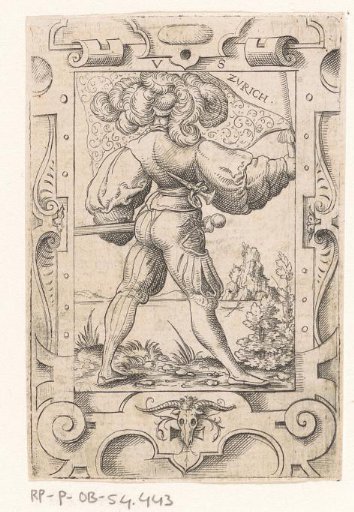 Standard-bearer with banner of Zurich