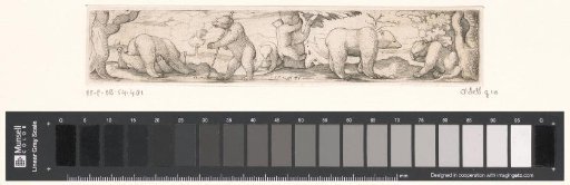 Seven Playing Bears