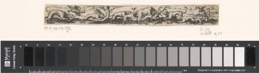 Hare Hunt with a Falcon and a Hunt for a Stag