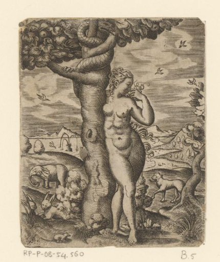 Eve at the Tree of Knowledge of Good and Evil