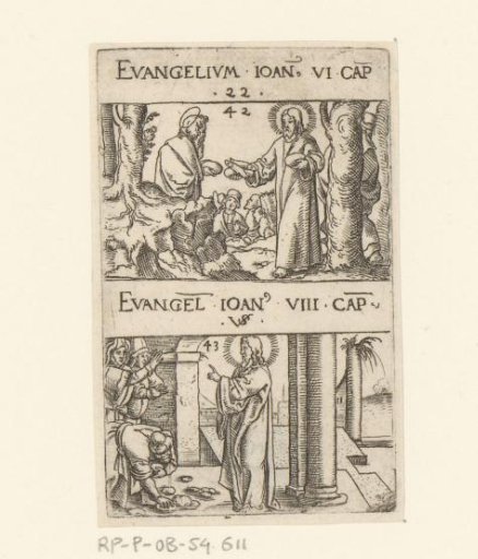 The Multiplication of the Loaves and Fishes and Christ and the Adulterous Woman