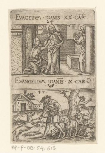 The Incredulity of Thomas and Christ as the Good Shepherd