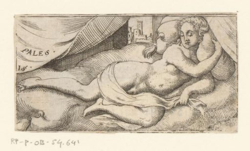 Pales on a Bed