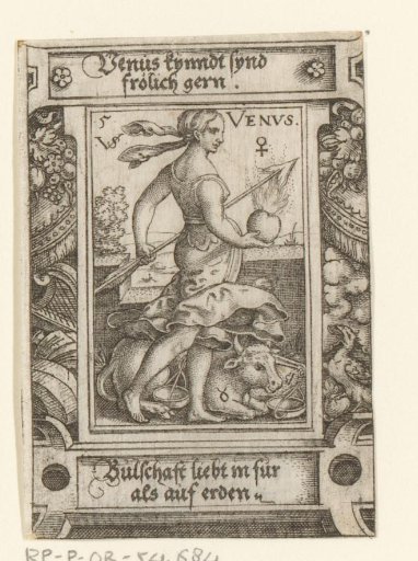 Venus with Libra and Taurus (signs of the zodiac)