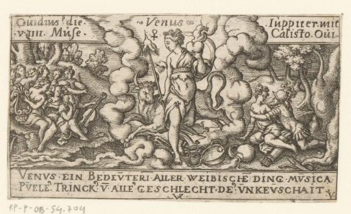 Venus with Scales and Taurus (signs of the zodiac)