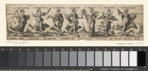 Personifications of the seven liberal arts