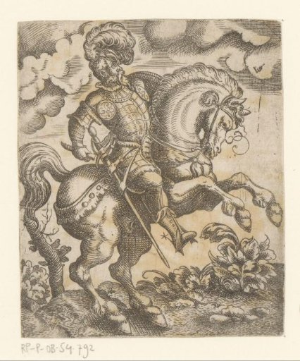 Captain on a Rearing Horse