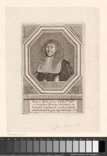 Portrait of Petrus Holtzemius