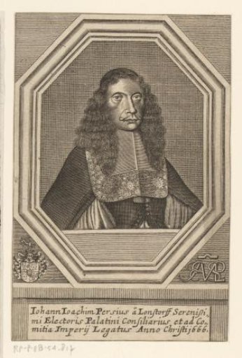Portrait of Johann Joachim Persius von Lonsdorf
