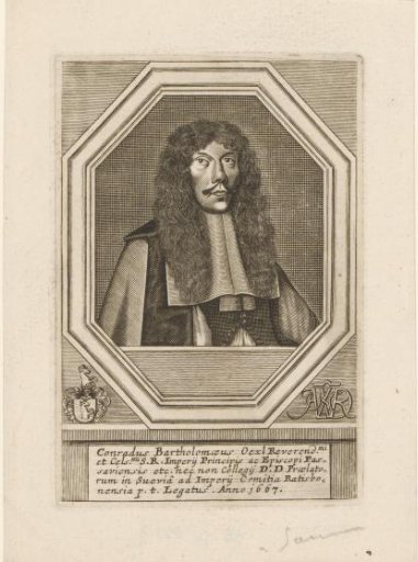Portrait of Konrad Bartholomäus Oexl