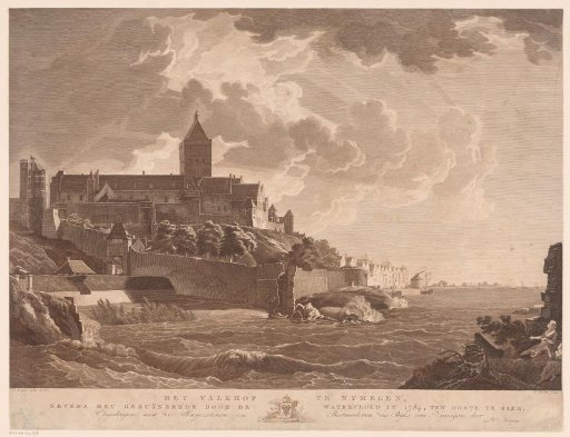 View of the Valkhof at Nijmegen