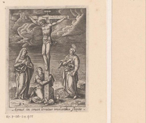 Christ on the Cross with Mary, John, and Mary Magdalene