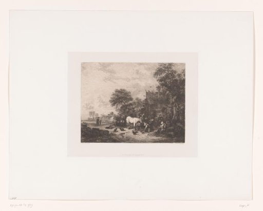 Peasant Inn with a Horse at the Trough
