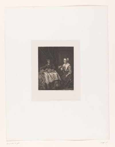 Man and Woman at Table