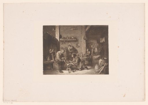 Interior with a Doctor and a Barber