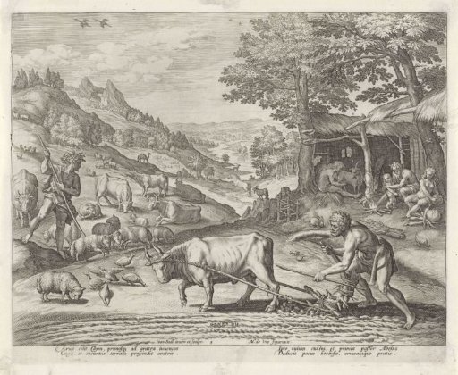 Cain and Abel as Farmer and Shepherd