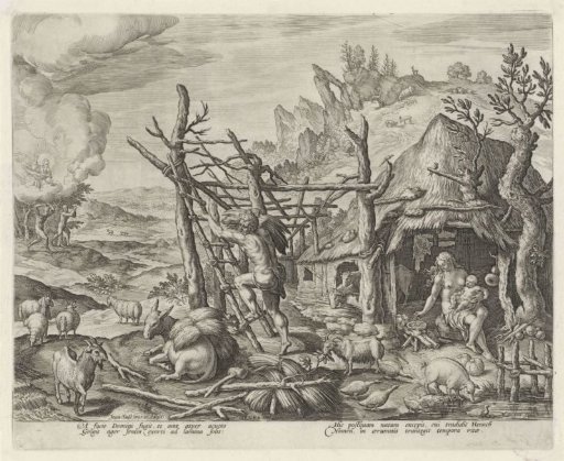 Cain, His Wife and His Son Enoch