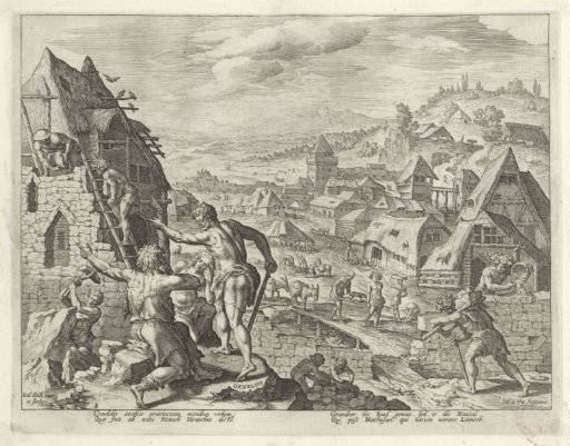 Cain builds the city of Enoch