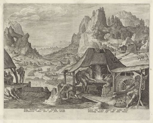 Tubal-Cain in his smithy