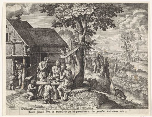 Enoch Prays with His Family