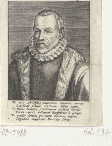 Portrait of Ogier Ghislain de Busbecq