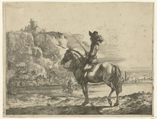 Rider by a River