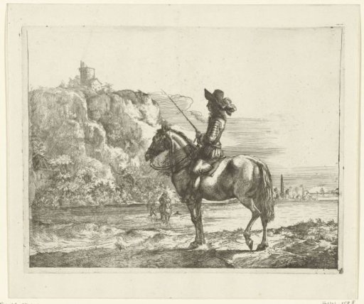 Rider by a River