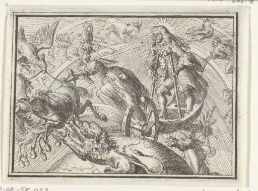 Title page for the pamphlet: Ptolemy, Copernicus, and Mercury on Parnassus regarding the Sun and the World, 1701