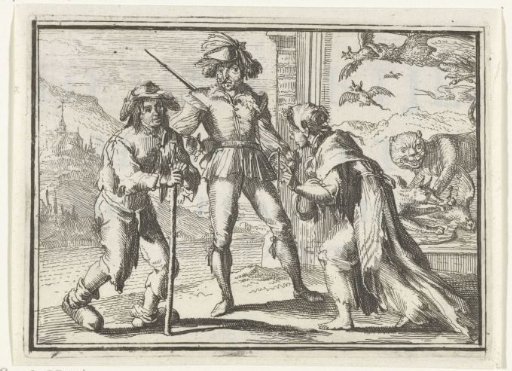Title page for the pamphlet: The Little Heathen, the Miquelet, and Mooyfraaykiek, in the Pyrenees, 1702