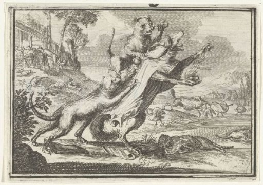 Title page for the pamphlet: The Deceived Kittens, 1702