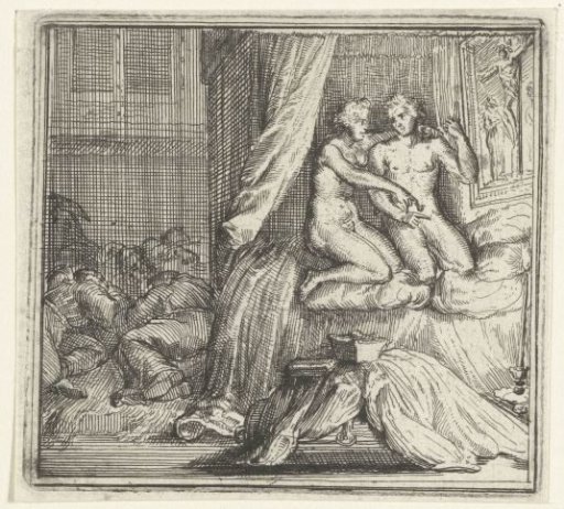 Illustration for the Decameron by Boccaccio