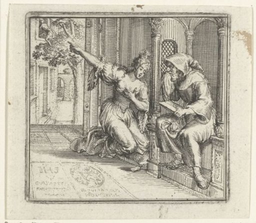 Illustration for the Decameron by Boccaccio