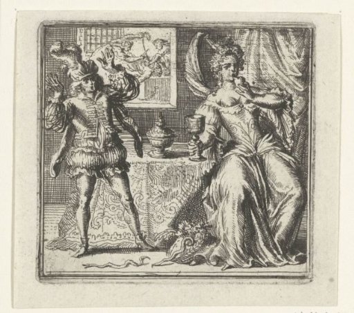 Illustration for the Decameron by Boccaccio